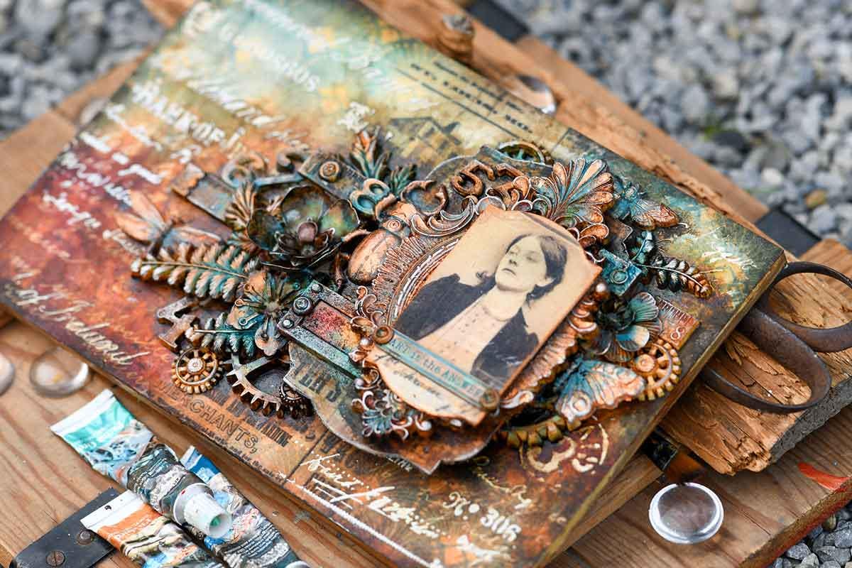 OLD PAGES | Stencil Set | Furniture | Arts & Crafts | 6"x9"; 3 stencils | Redesign with Prima | manuscripts/anciet Greek
