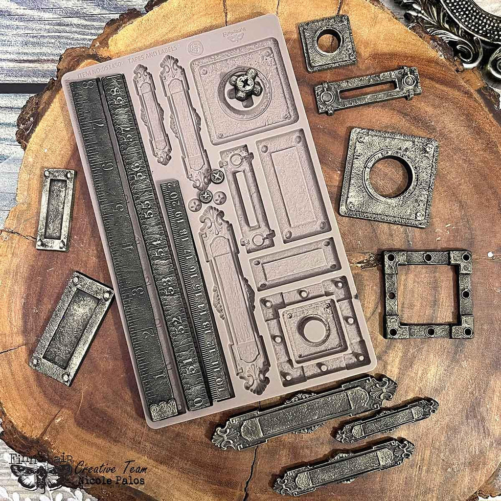 Tapes And Labels  - Resin Mould 5"x8"