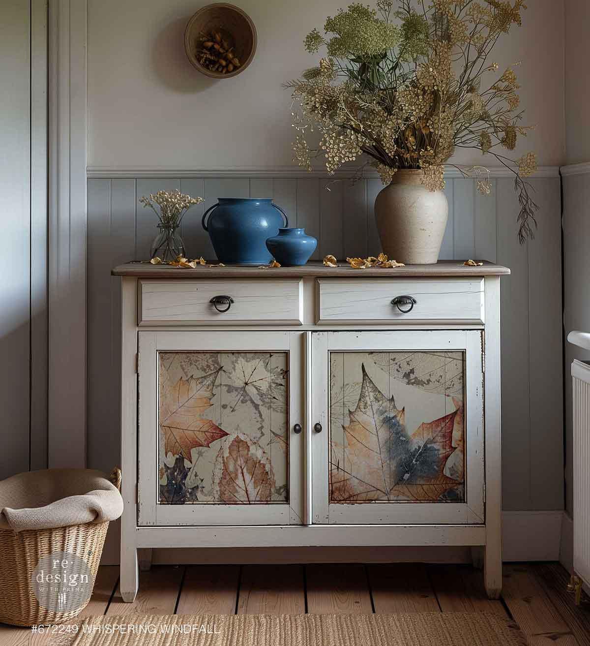 WHISPERING WINDFALL | Decoupage Decor Tissue Paper for Furniture | 23.4"x33.1" | Redesign with Prima