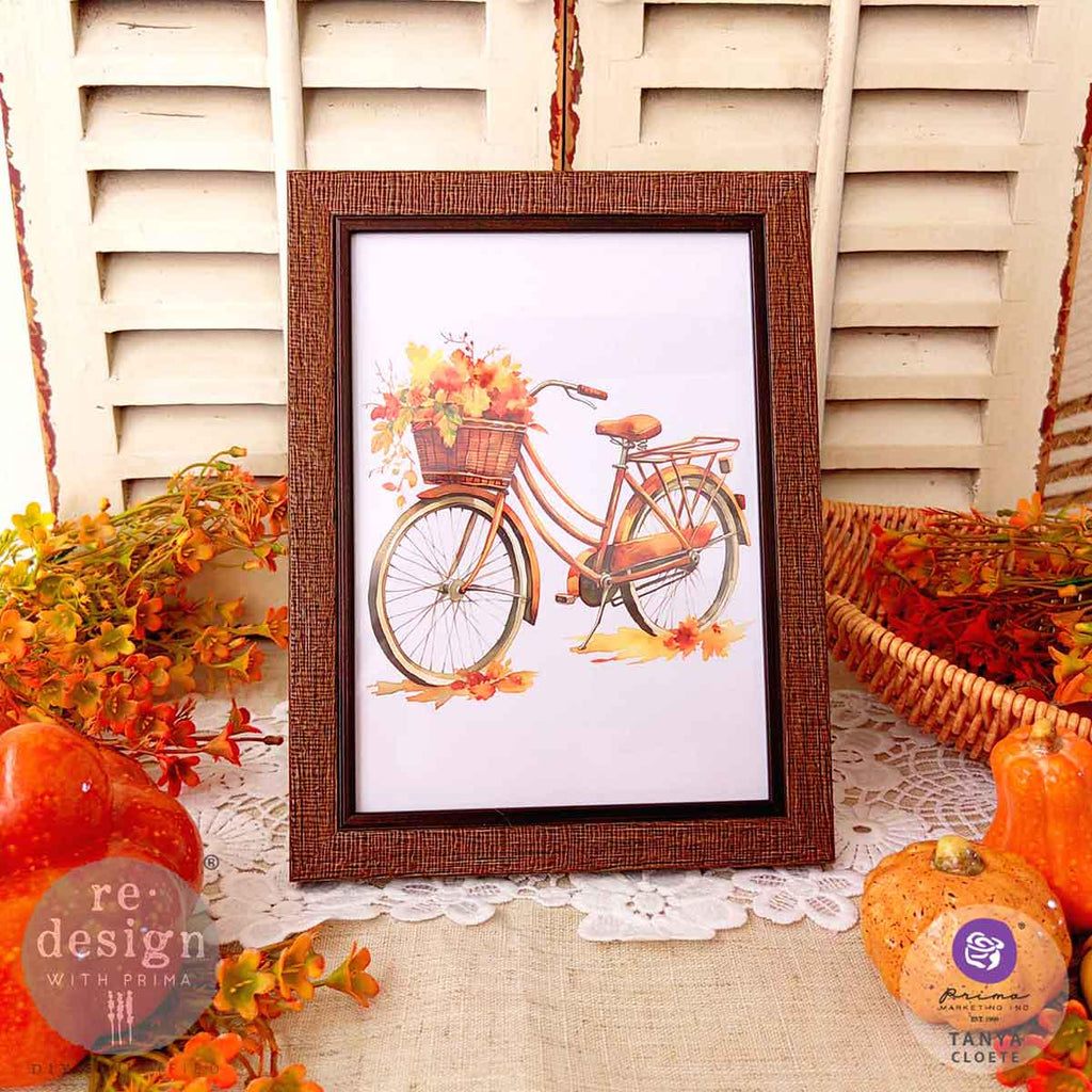 AUTUMN SPLENDOR | Small Transfers | Redesign With Prima | Furniture | Arts & Crafts | 6"x12", cut into 3 sheets
