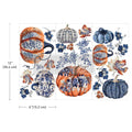 PUMPKIN PATCH GALORE | Small Transfers | Redesign With Prima | Furniture | Arts & Crafts | 6"x12", cut into 3 sheets