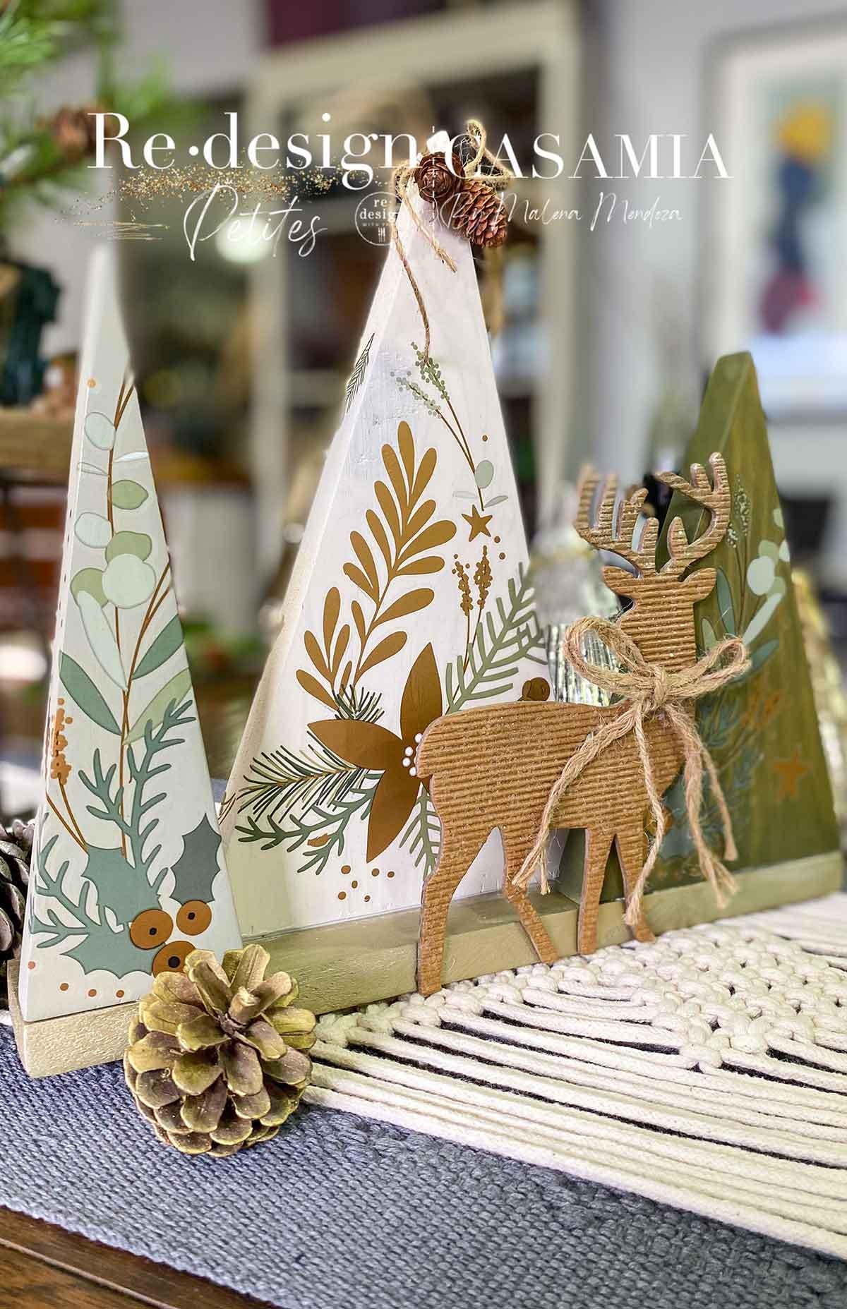 HOLIDAY SPIRIT | Small Transfers | Redesign With Prima | Rub on Transfers | Furniture | Arts & Crafts | 3 sheets, 6x12