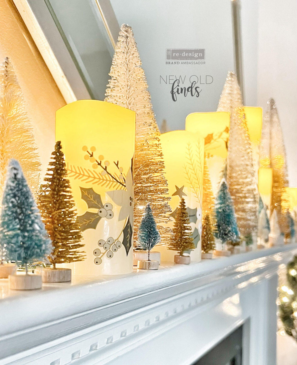 HOLIDAY SPIRIT | Small Transfers | Redesign With Prima | Rub on Transfers | Furniture | Arts & Crafts | 3 sheets, 6x12
