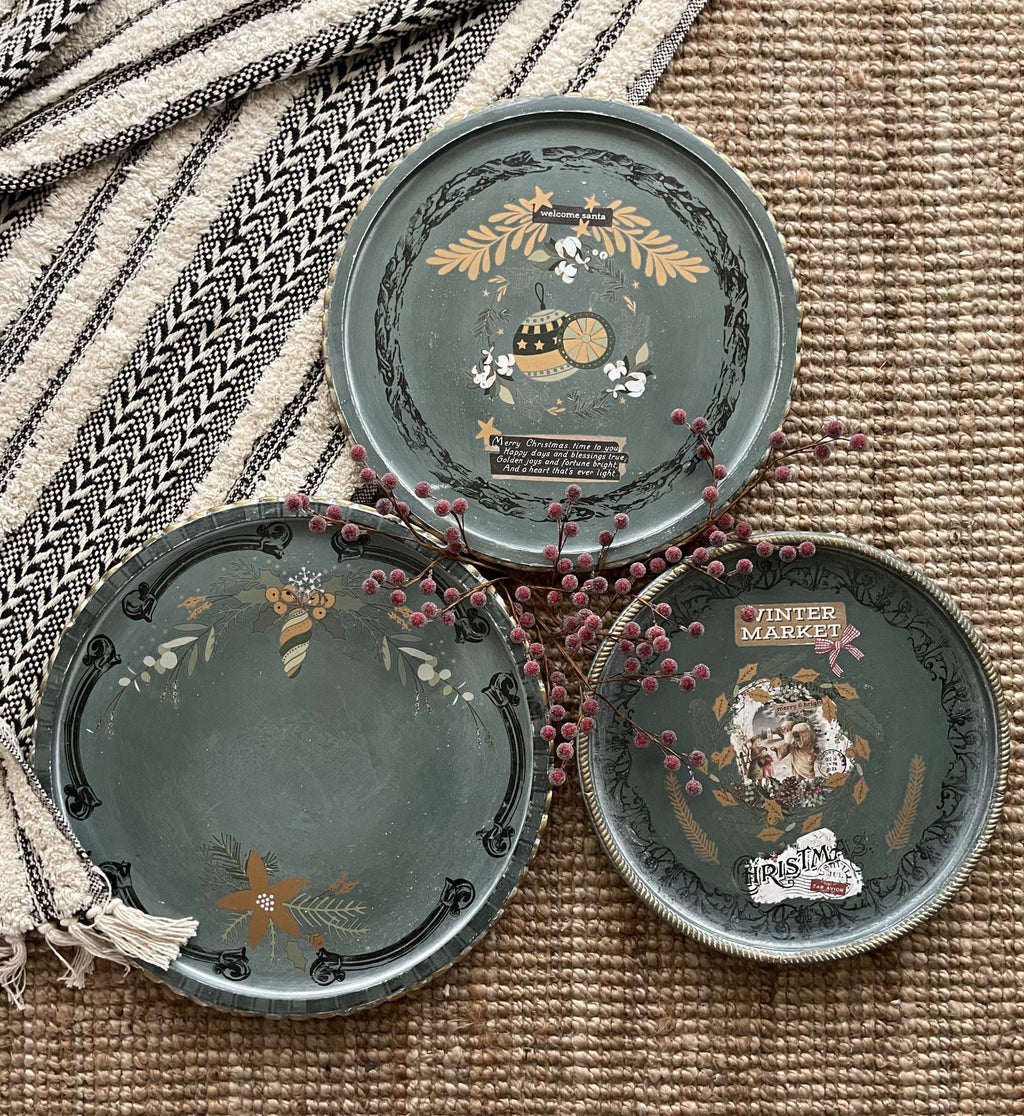 HOLIDAY SPIRIT | Small Transfers | Redesign With Prima | Rub on Transfers | Furniture | Arts & Crafts | 3 sheets, 6x12