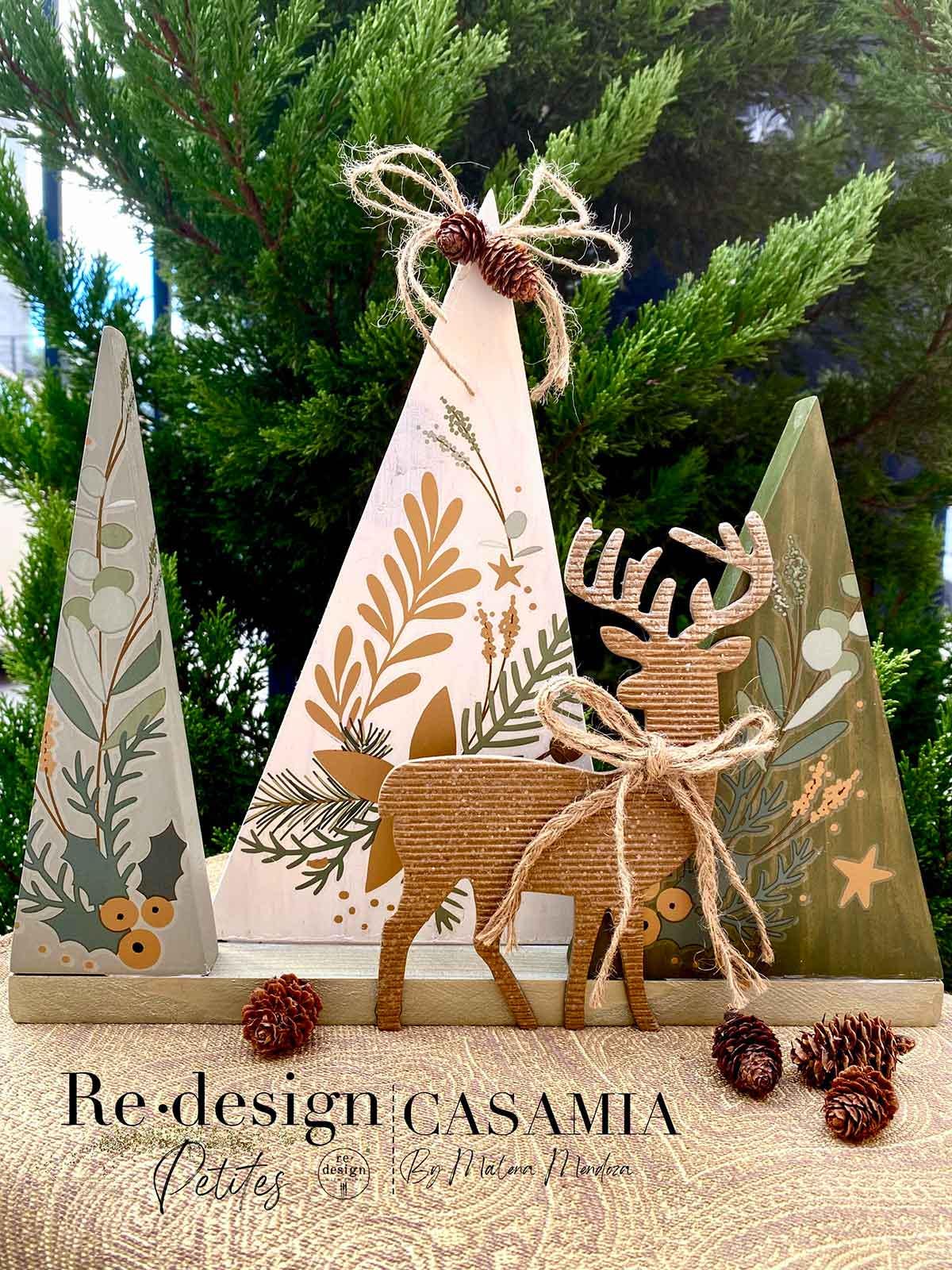 HOLIDAY SPIRIT | Small Transfers | Redesign With Prima | Rub on Transfers | Furniture | Arts & Crafts | 3 sheets, 6x12