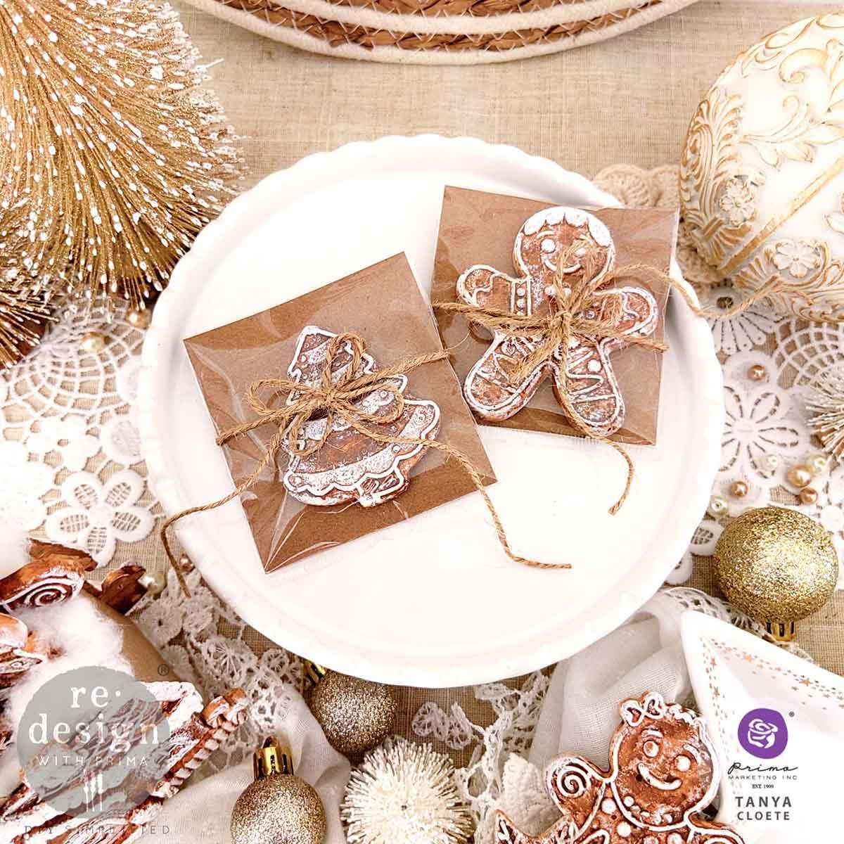 Festive Gingerbread Treats  - Resin Mould 5"x8"