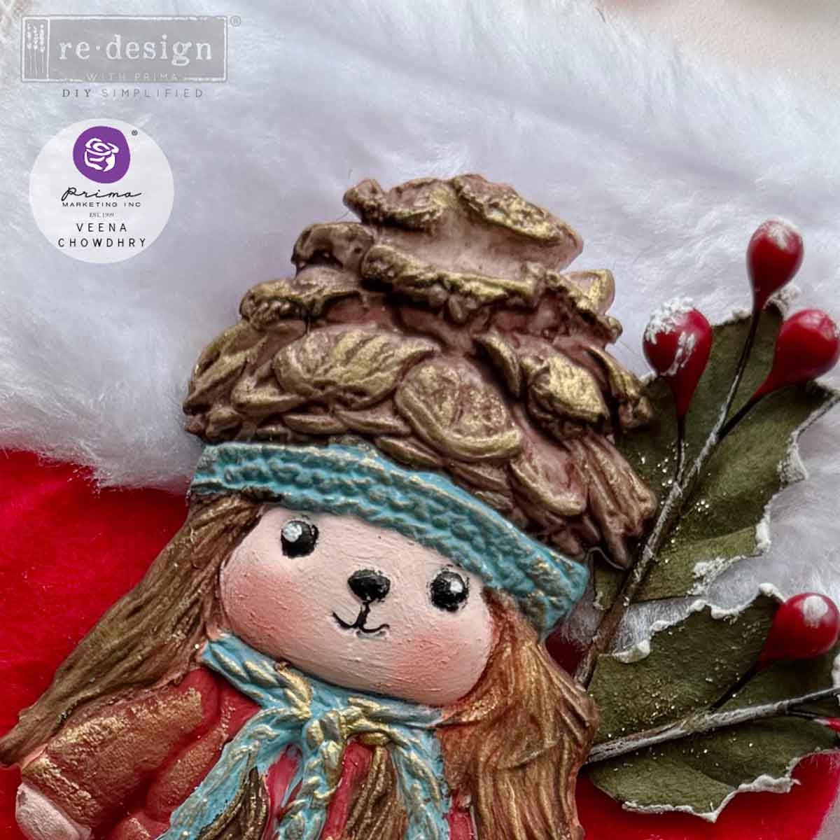 Pinecone Dolls - Resin Mould 5"x8"