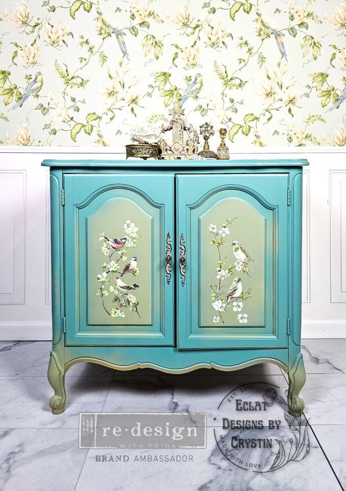 NESTLED WHISPERS | Small Transfers | Redesign With Prima | Rub on Transfers | Furniture | Arts & Crafts | 3 sheets, 6x12