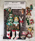 Whimsical Holiday Dreams - Resin Mould 5"x8" Redesign with Prima