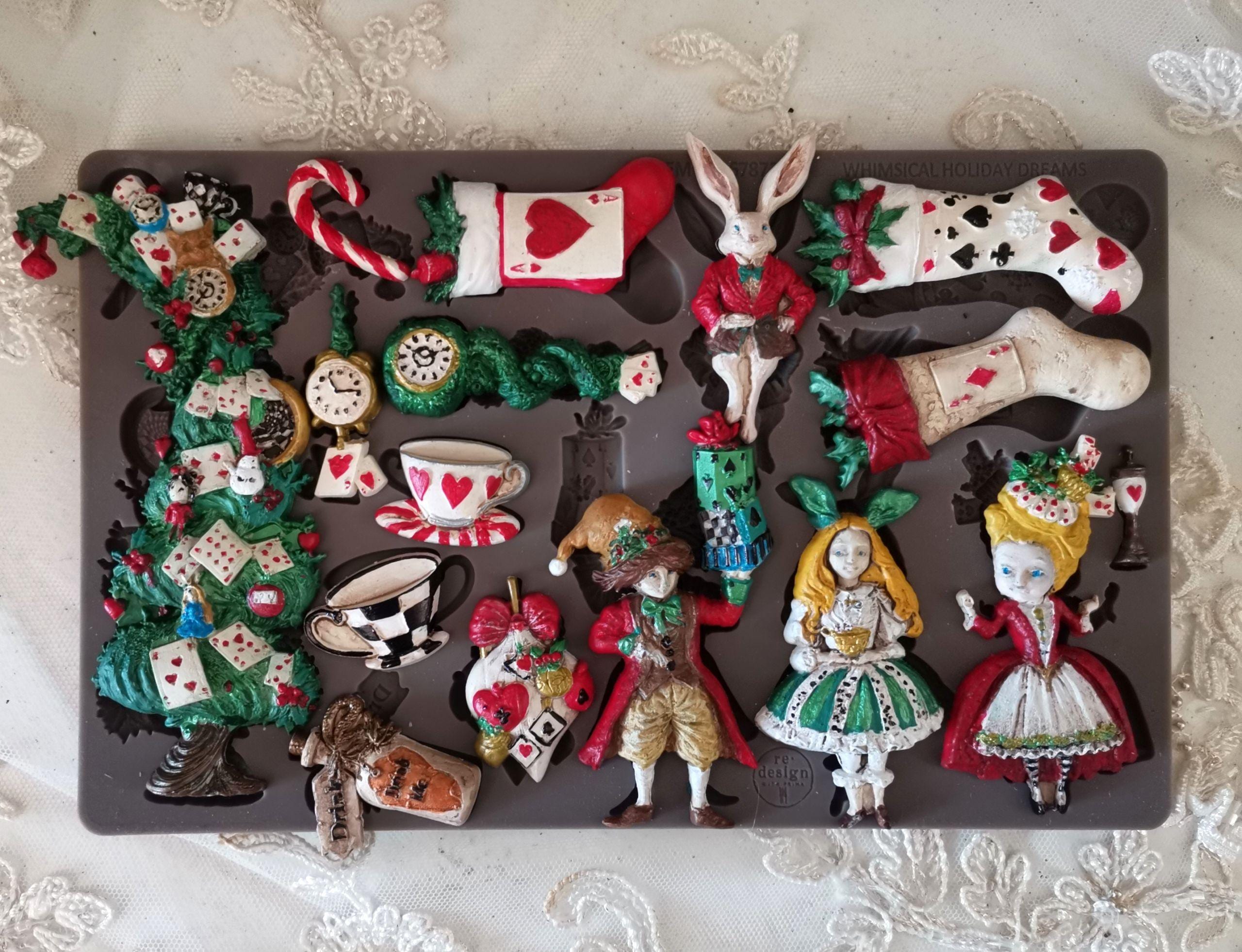 Whimsical Holiday Dreams - Resin Mould 5"x8"