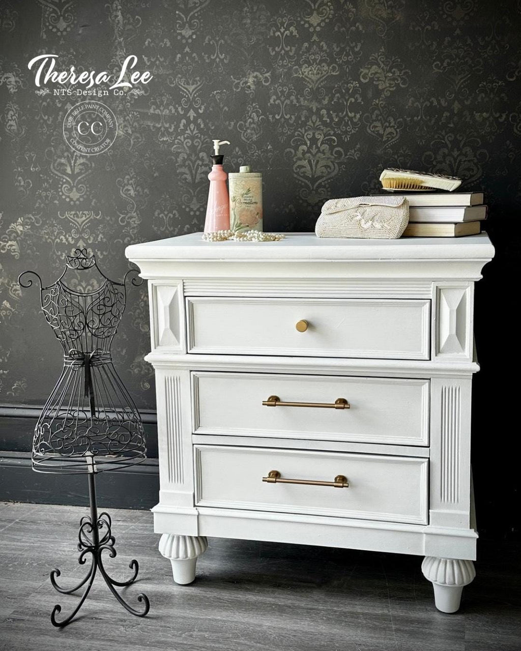 ELDERFLOWER | Dixie Belle Silk Paint | creamy white | Furniture Paint | Ships Same Day | Eligible for Free Shipping
