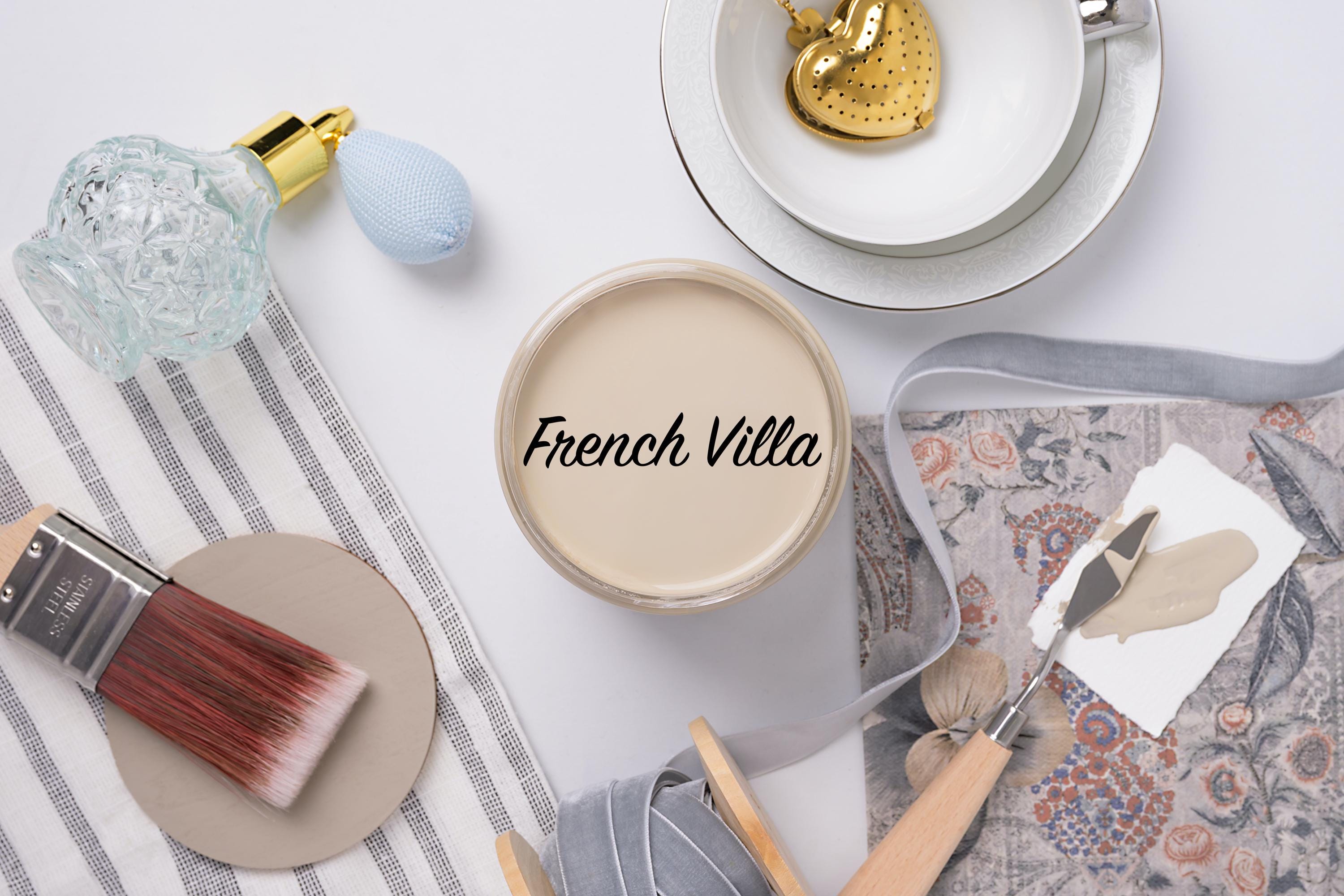 FRENCH VILLA | Dixie Belle Silk Paint | greige | Furniture Paint | Ships Same Day | Eligible for Free Shipping