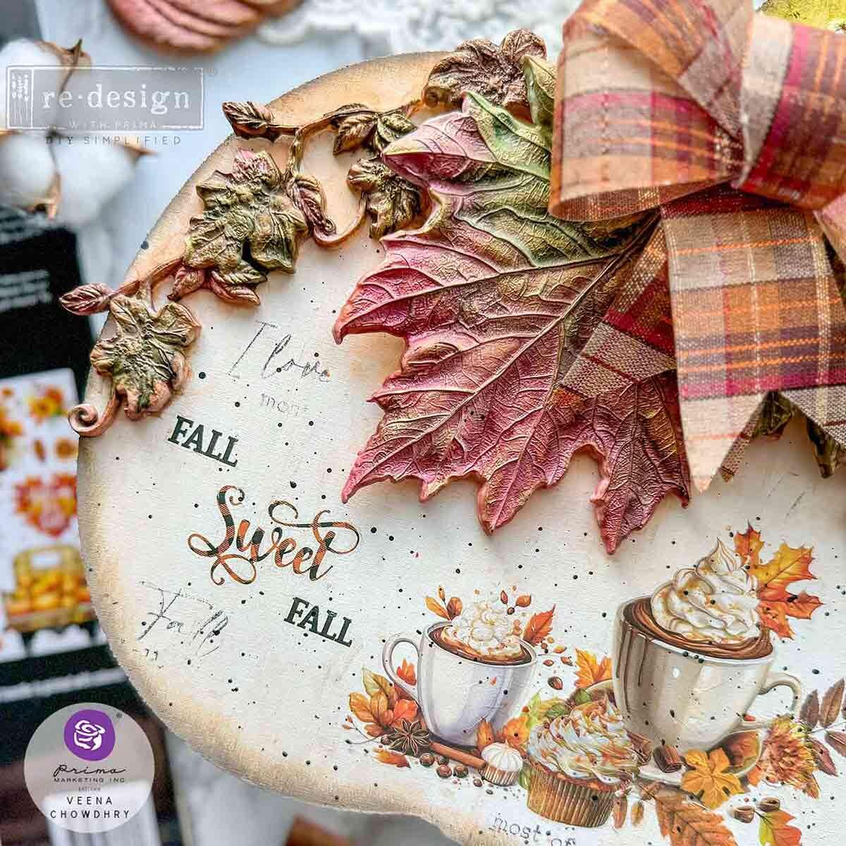 Falling Leaves Fantasy - Resin Mould 5"x8"