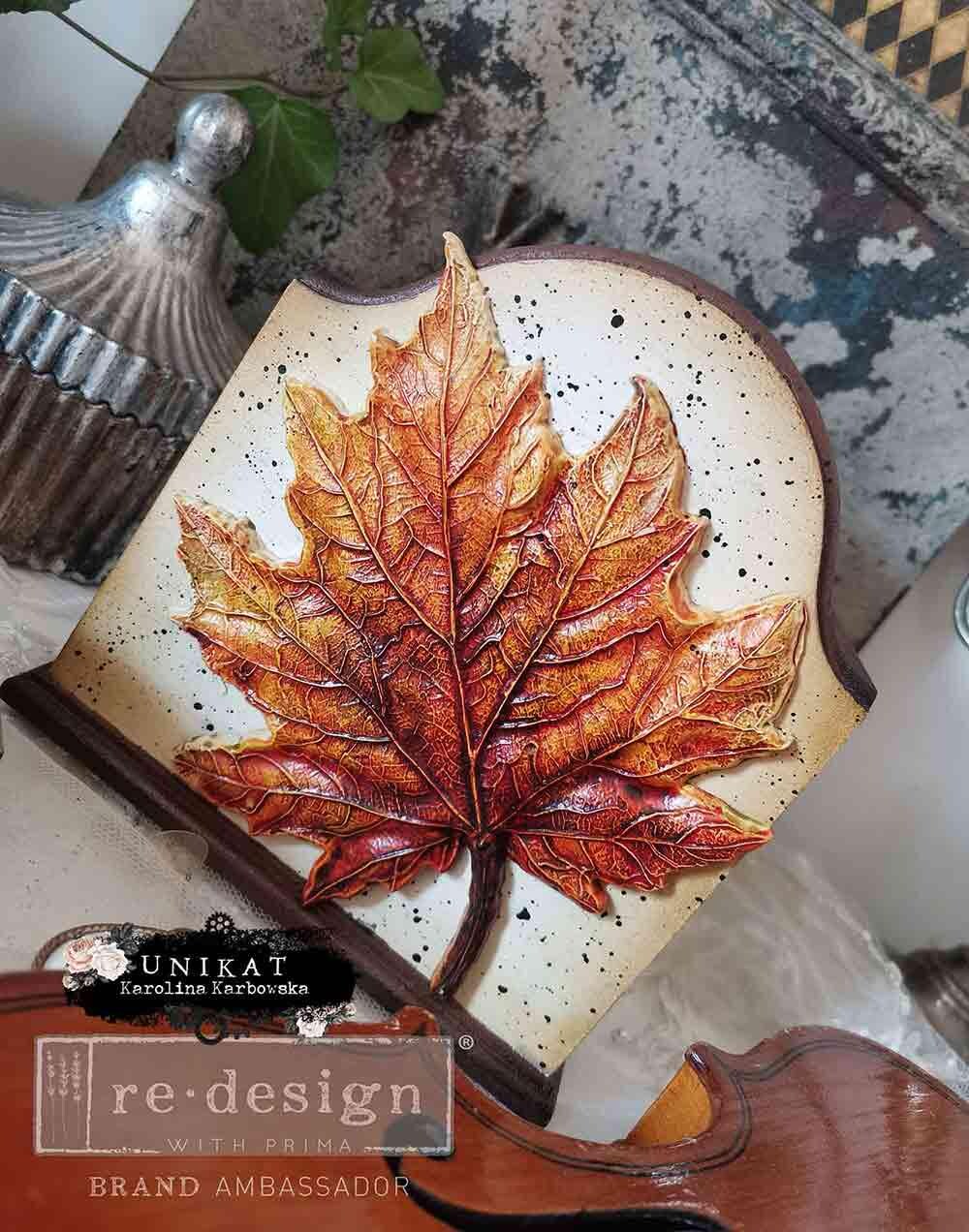 Falling Leaves Fantasy - Resin Mould 5"x8"