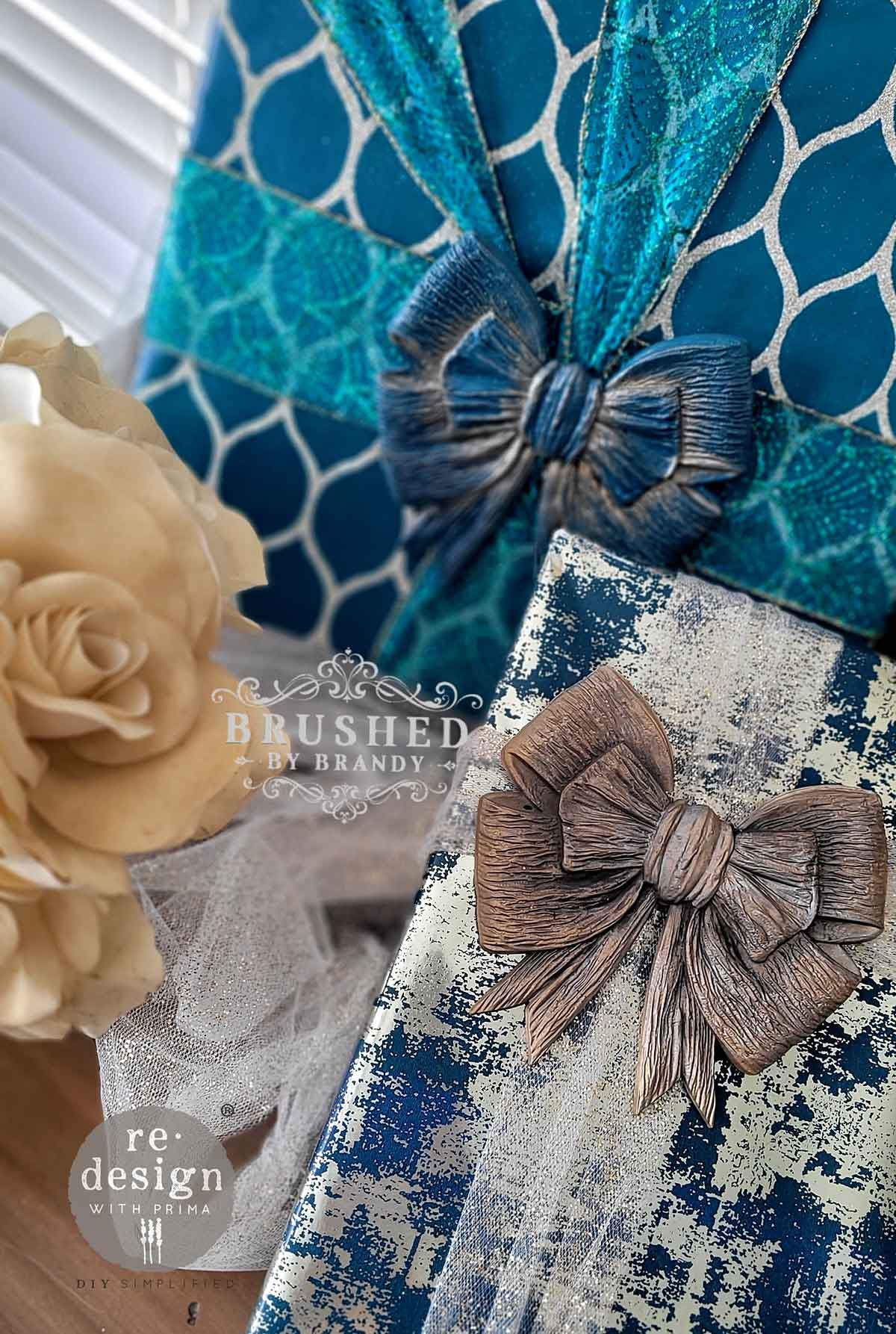 Vintage Opulence Bow - Resin Mould 5"x8"