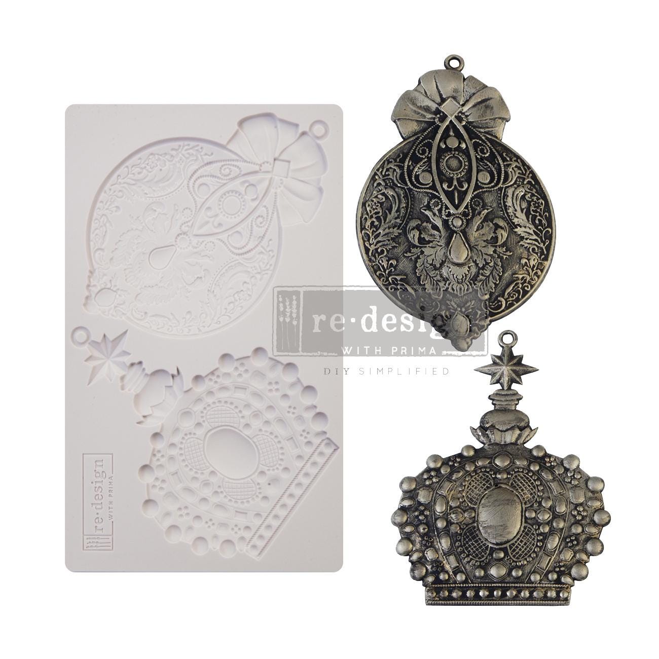 Victorian Adornments  - Resin Mould 5"x8"