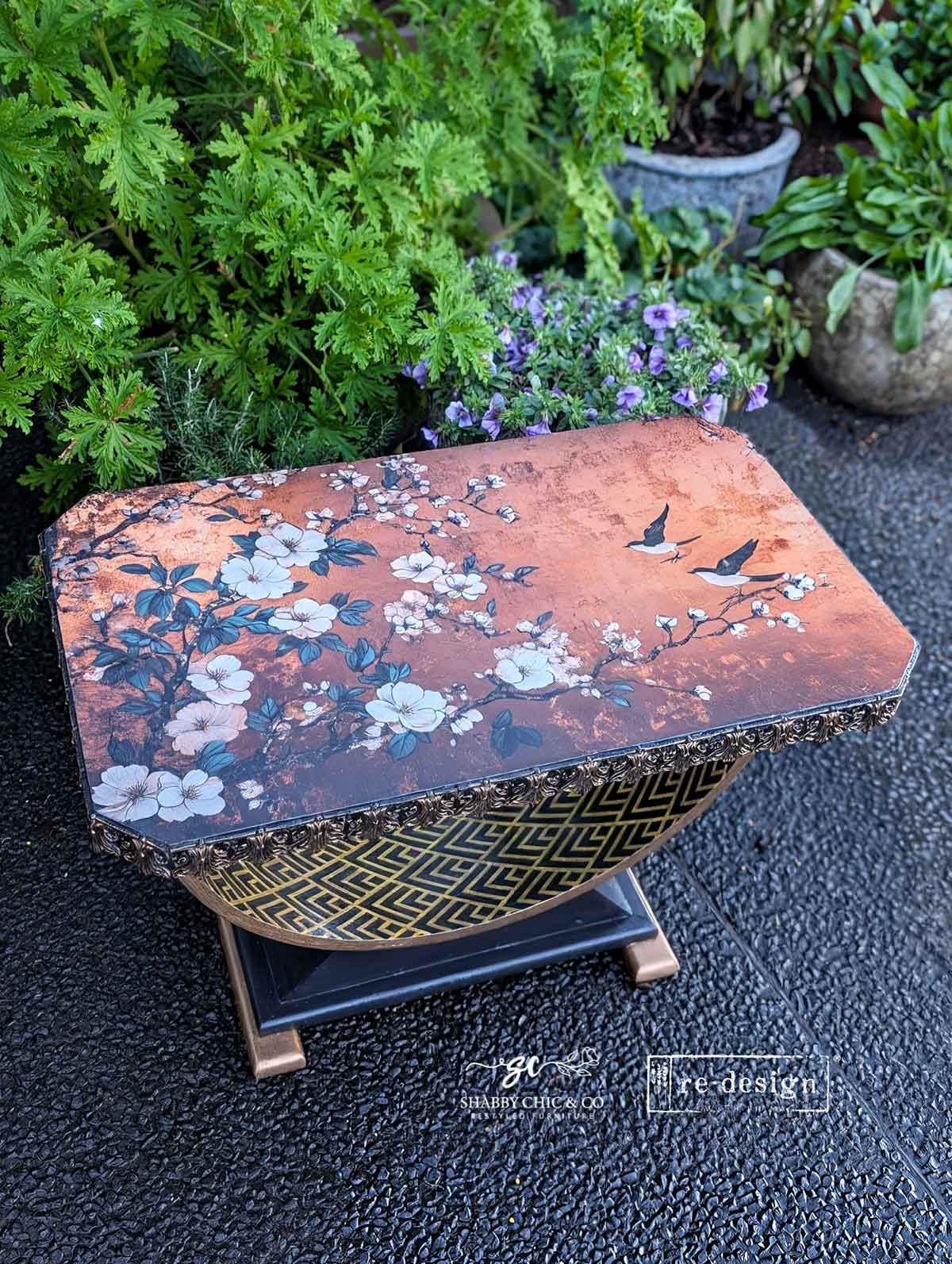 FEATHERS in the GLOW | Decoupage Paper for Furniture | 23.4"x33.1"| Redesign with Prima