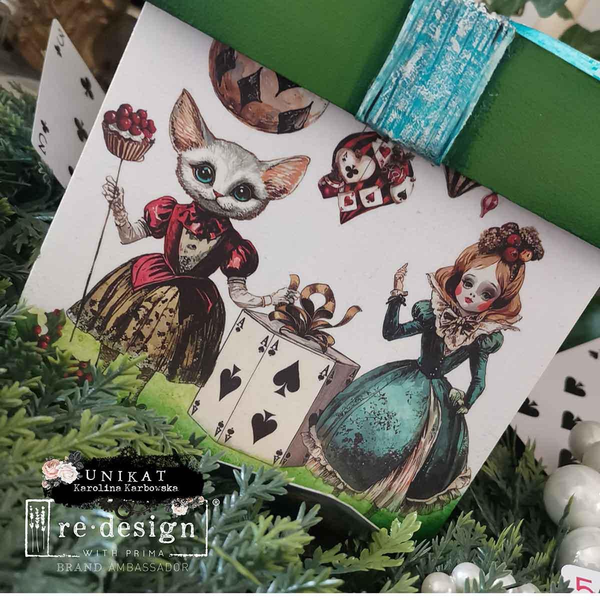 WHIMSICAL HOLIDAY DREAMS | Middy Transfers | Redesign With Prima | Rub on Transfers | Furniture | Arts & Crafts | 4 sheets-8.5" x 11"