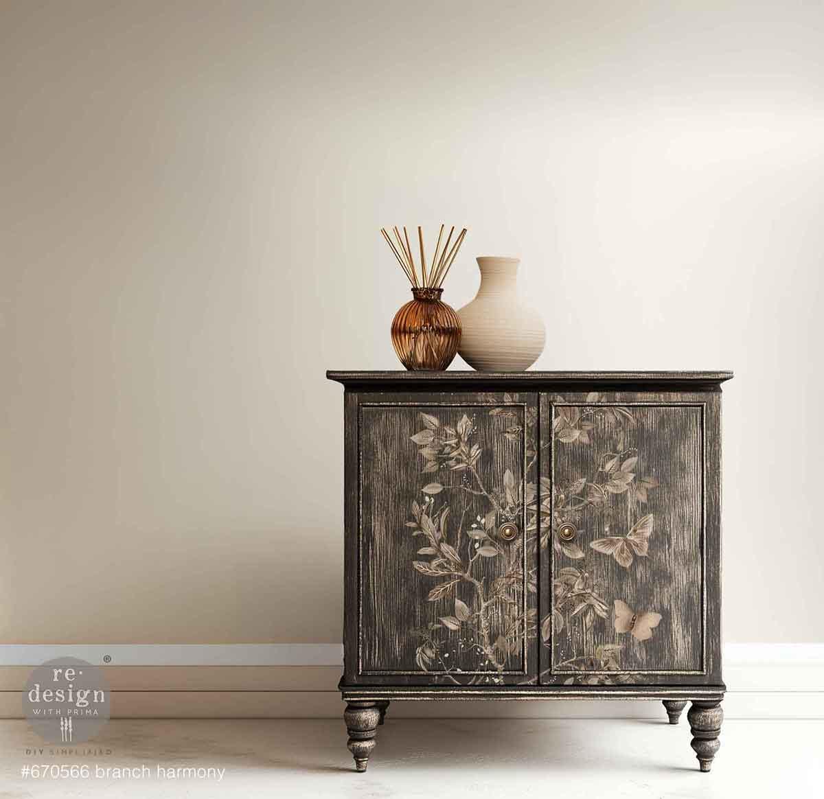 BRANCH HARMONY | Decor Transfers | Redesign With Prima | Rub on Transfers | Furniture | Arts & Crafts | 24"X35", cut into 4 sheets