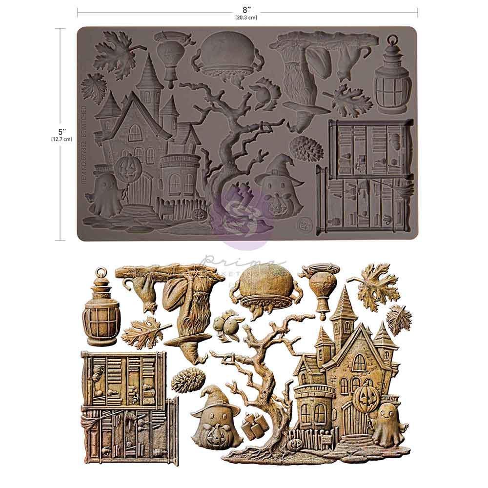 Halloween Mould | Bewitched  - Resin Mould 5"x8"