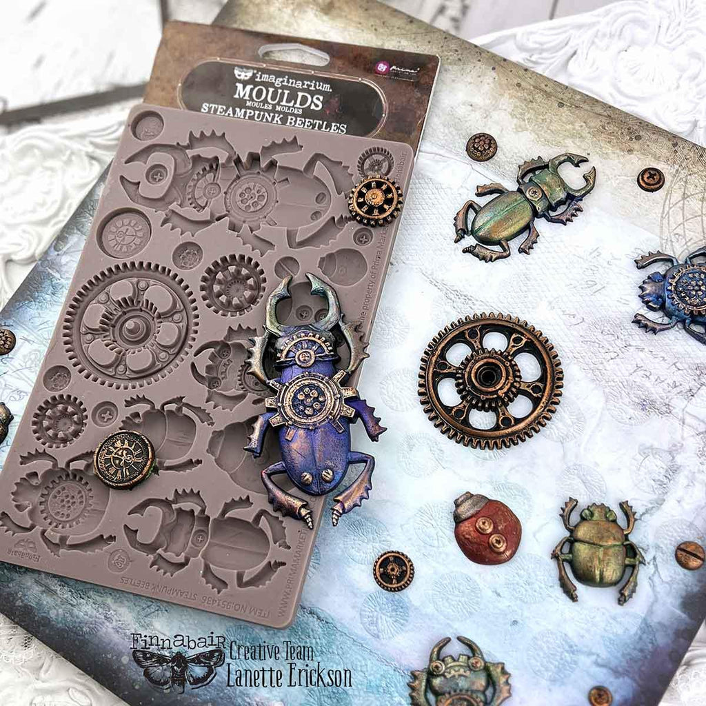 Steampunk Beetles - Resin Mould 5"x8"