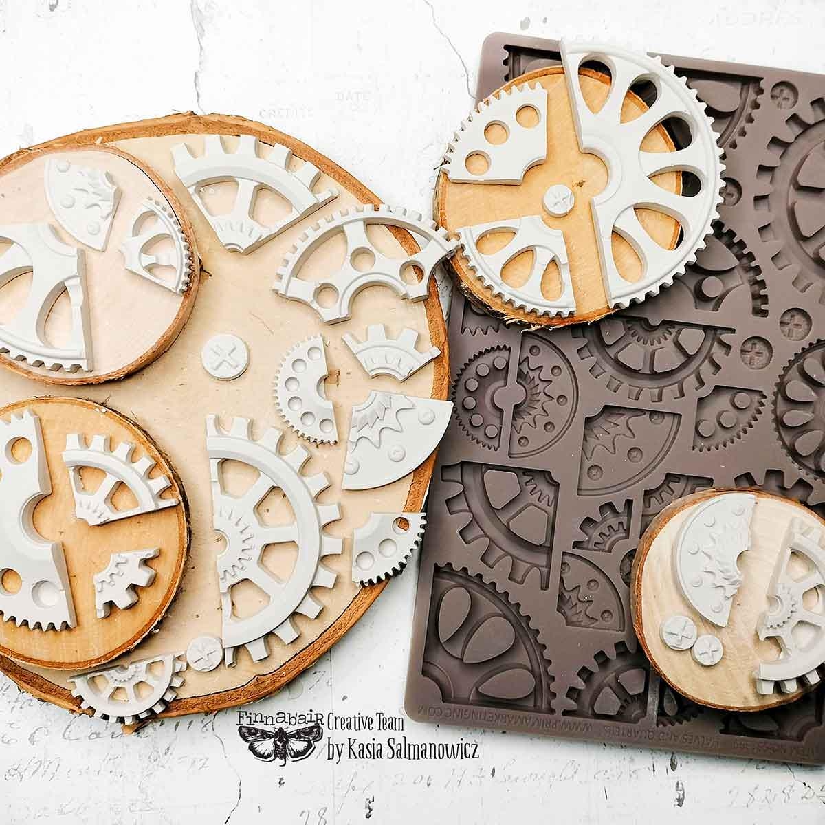 Halves And Quarters - Resin Mould 5"x8"