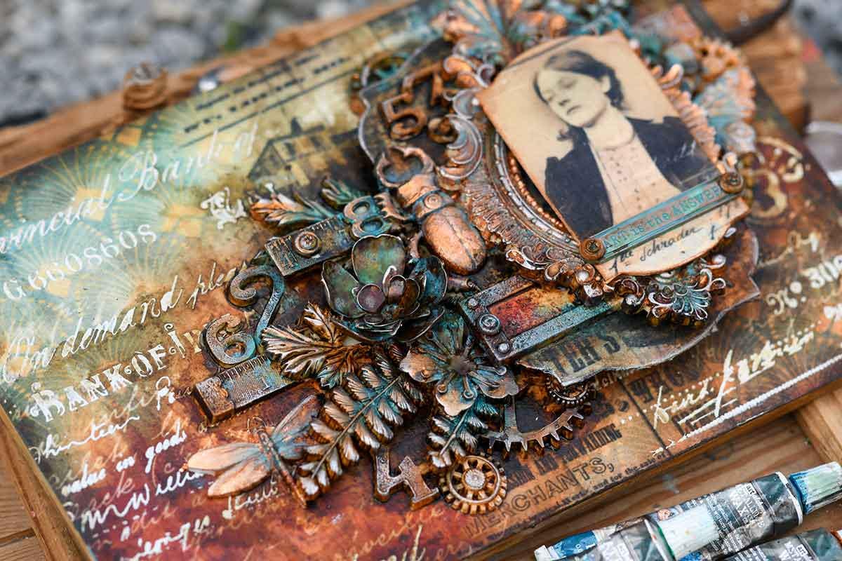 OLD PAGES | Stencil Set | Furniture | Arts & Crafts | 6"x9"; 3 stencils | Redesign with Prima | manuscripts/anciet Greek