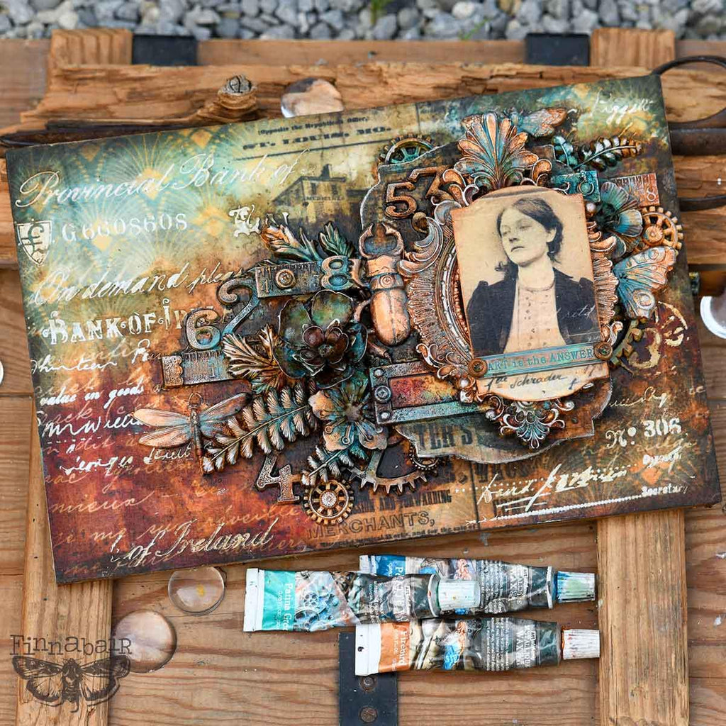 CHESTNUT STREET | A3 Decoupage Paper | Furniture | Arts & Crafts | 11.7"X16.5"; 1 sheet | Redesign with Prima | antique texture