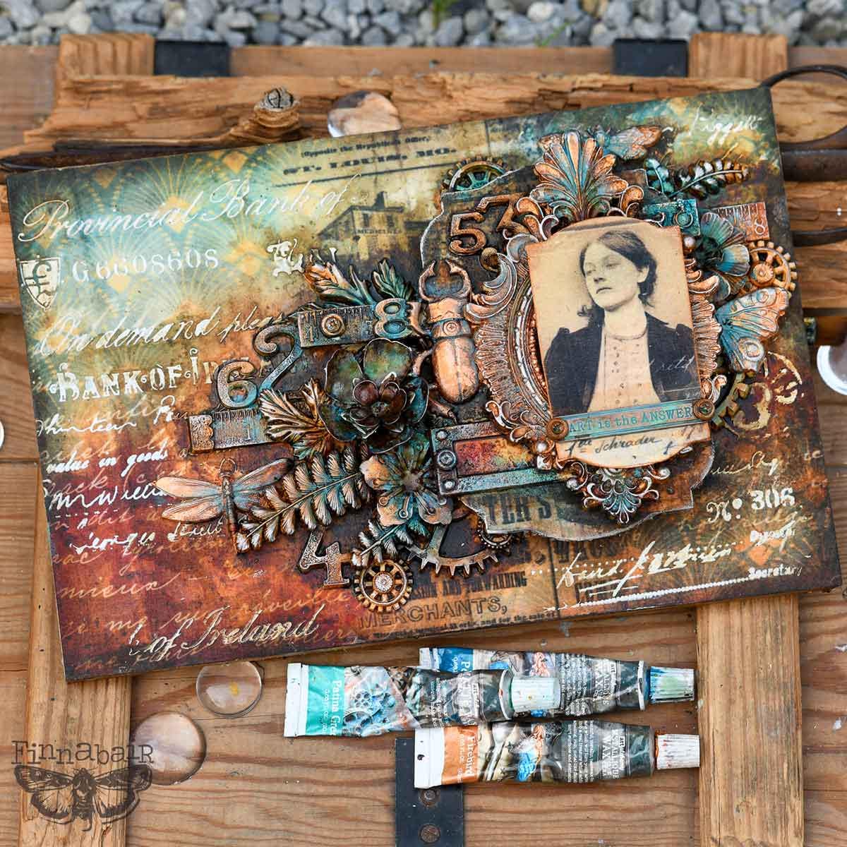 CHESTNUT STREET | A3 Decoupage Paper | Furniture | Arts & Crafts | 11.7"X16.5"; 1 sheet | Redesign with Prima | antique texture