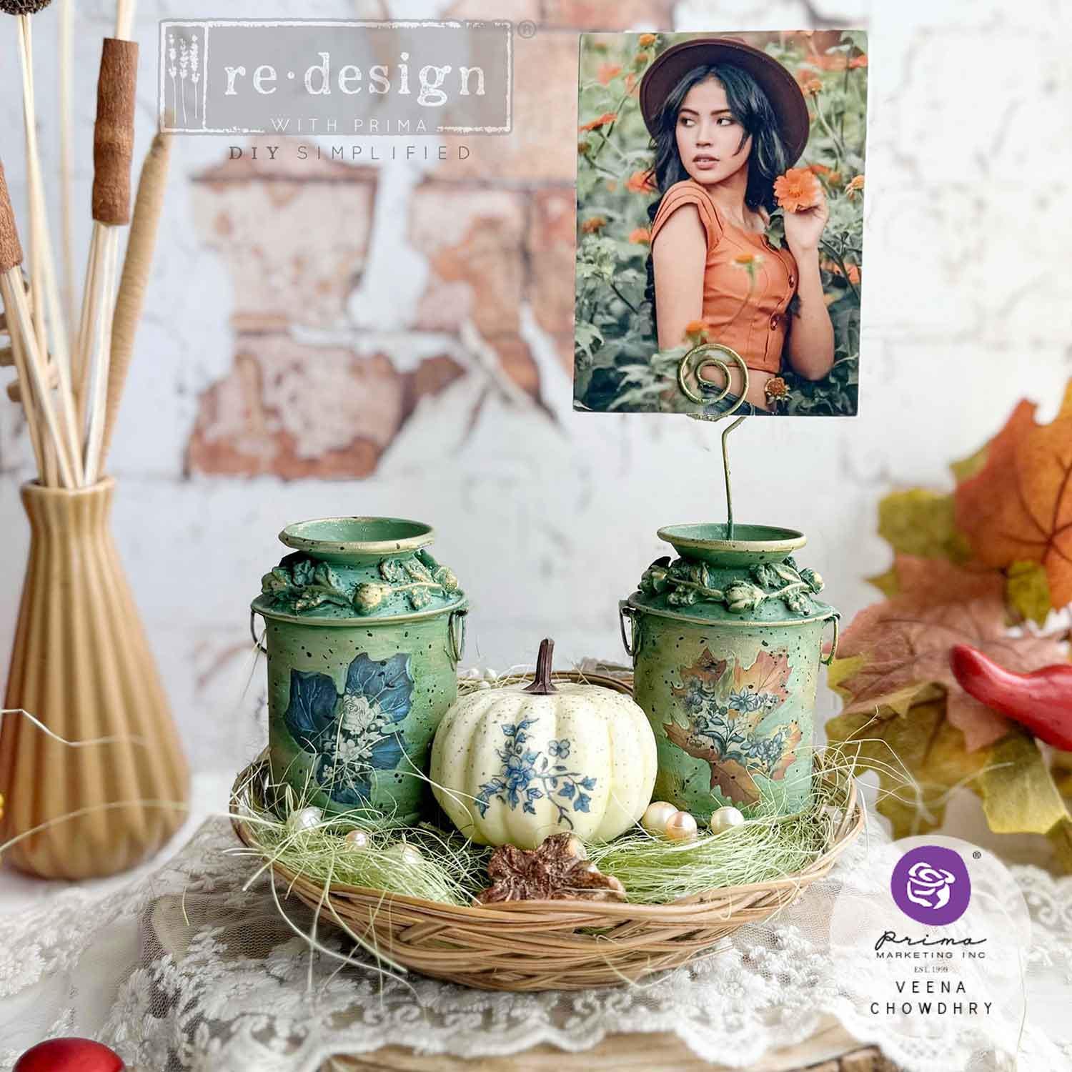 PUMPKIN PATCH GALORE | Small Transfers | Redesign With Prima | Furniture | Arts & Crafts | 6"x12", cut into 3 sheets