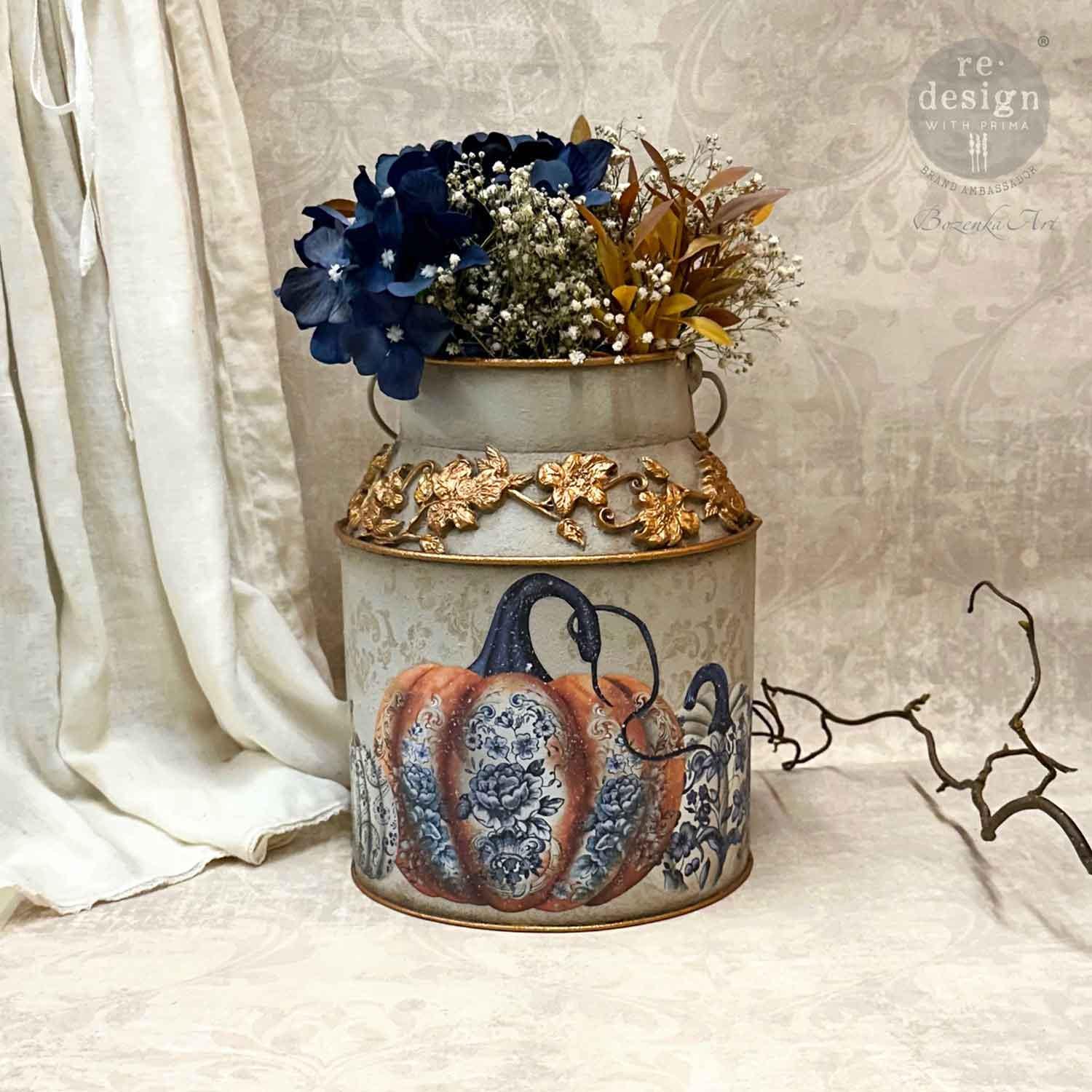 PUMPKIN PATCH GALORE | Small Transfers | Redesign With Prima | Furniture | Arts & Crafts | 6"x12", cut into 3 sheets