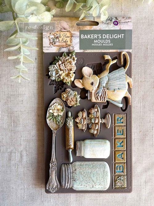 Bakers Delight - Decor Mould 5"x8" Redesign with Prima