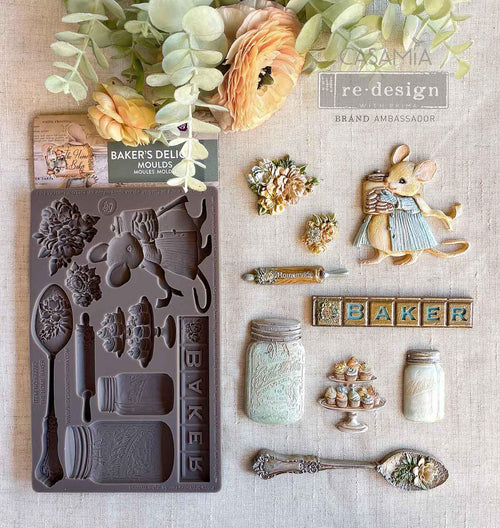 Bakers Delight - Decor Mould 5"x8" Redesign with Prima