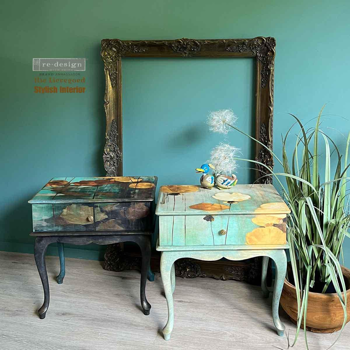 ETERNAL LOTUS | A1 Decoupage Paper | Furniture | Arts & Crafts | 23.4"x33.1" | Redesign with Prima