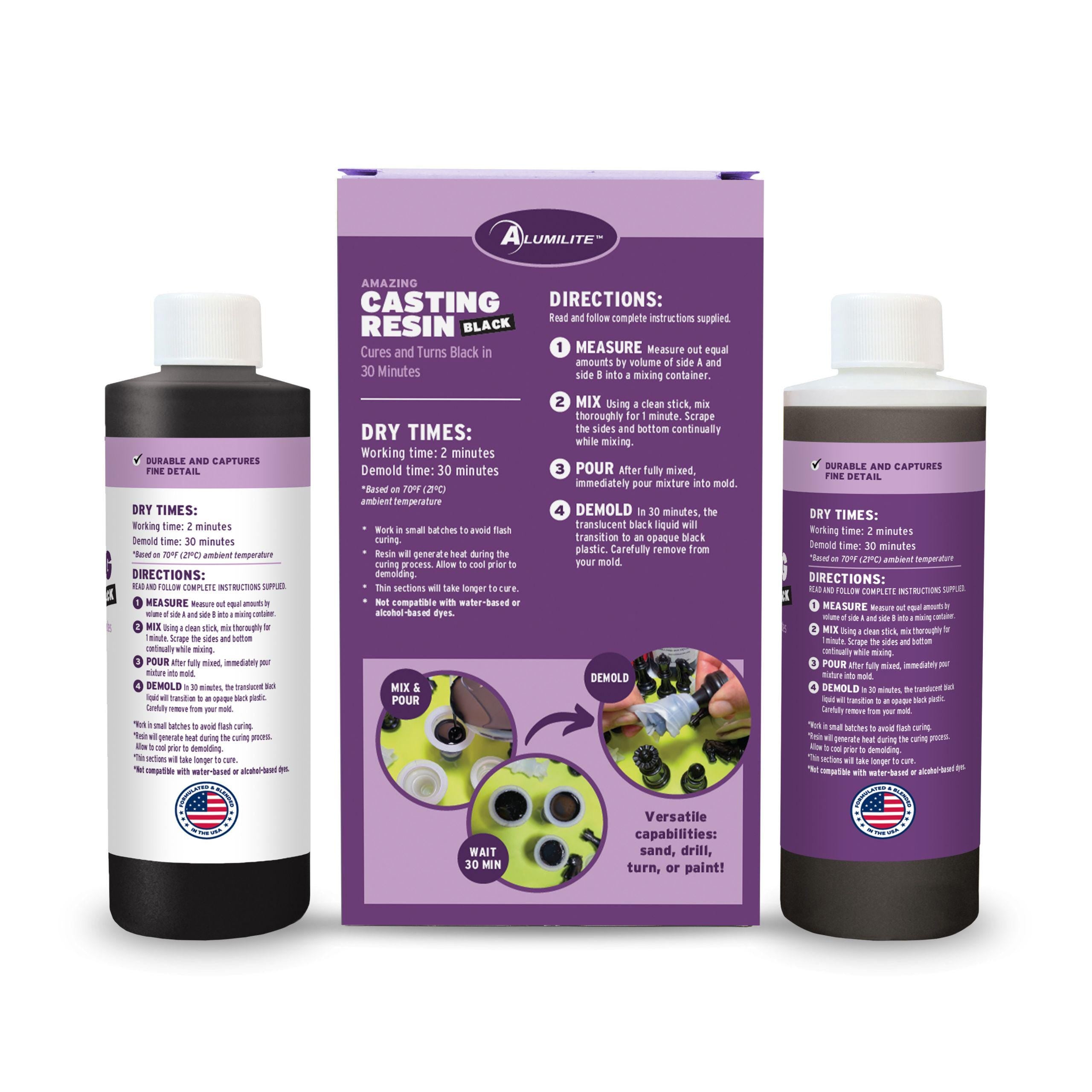 BLACK CASTING RESIN | Art Ingredients | Arts | Crafts | Resin