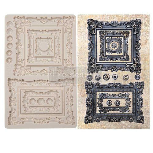 Baroque Frames - Resin Mould 5"x8" Redesign with Prima