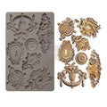 Opulent - Resin Mould 5"x8" Redesign with Prima