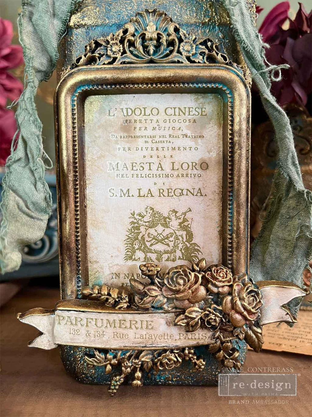 Antique Gaze - Resin Mould 5"x8"