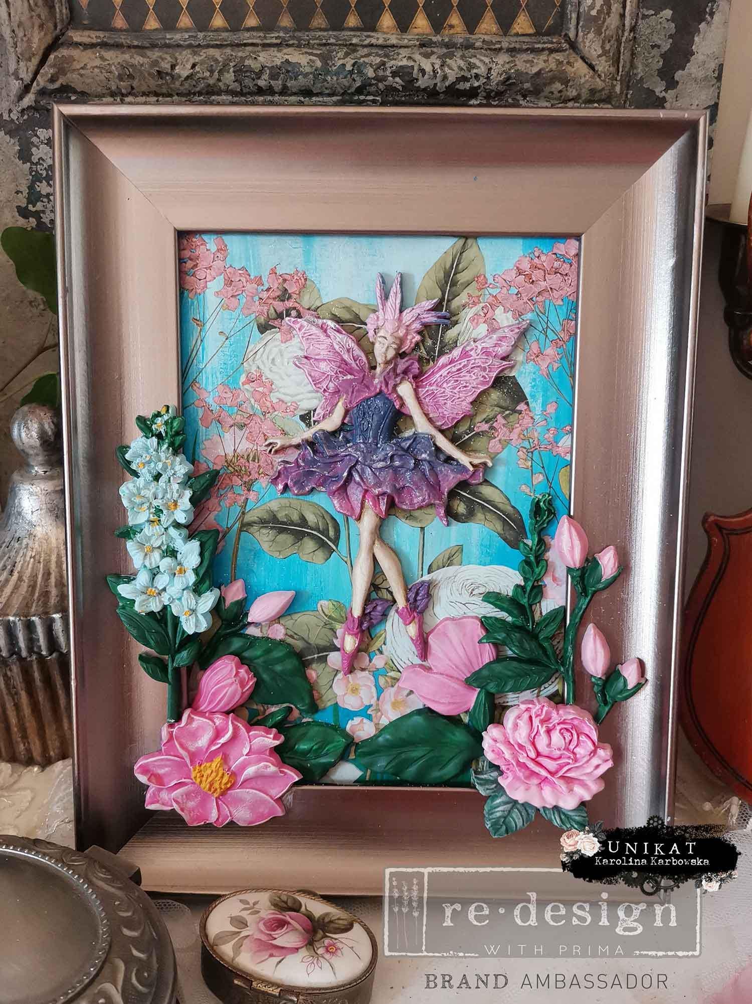 Angelic Twirl - Resin Mould 5"x8"