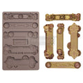 Steampunk Plates - Resin Mould 5"x8" Redesign with Prima