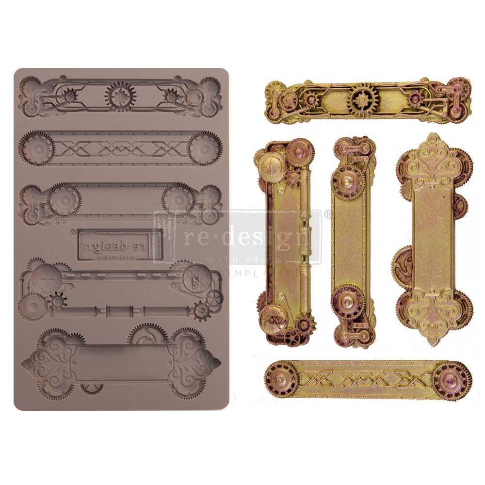 Steampunk Plates - Resin Mould 5"x8"