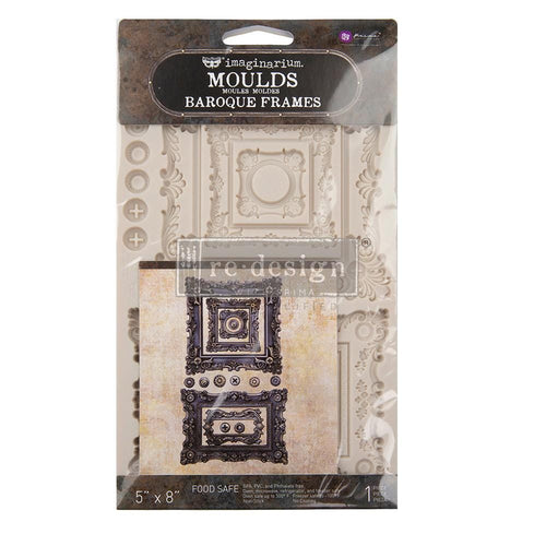 Baroque Frames - Resin Mould 5"x8" Redesign with Prima