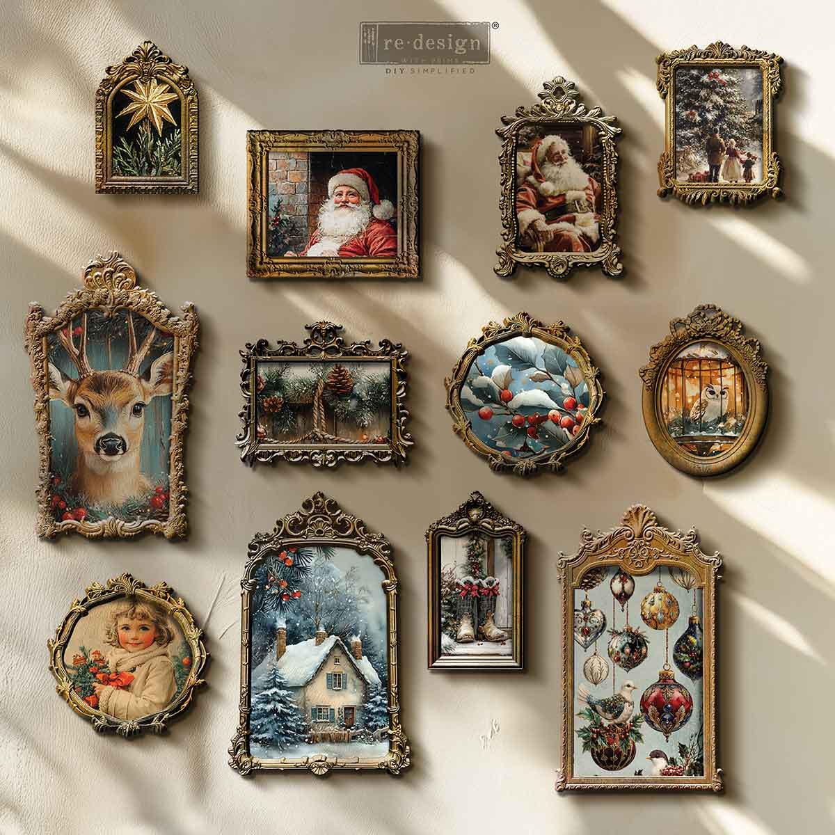 BELLE of the SEASON | Decoupage Decor Tissue Paper for Furniture | 1 sheet, 8.27x11.69 | Redesign with Prima