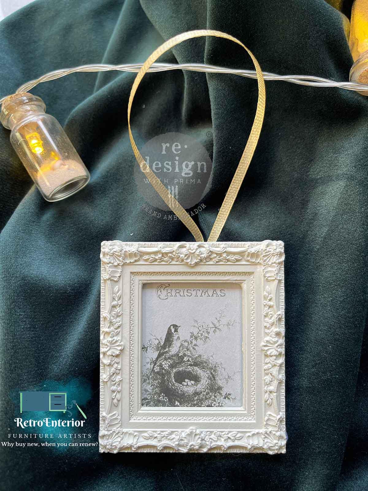 SEASONS GREETINGS From The PAST | Decoupage Decor Tissue Paper for Furniture | 1 sheet, 8.3x11.7 | Redesign with Prima