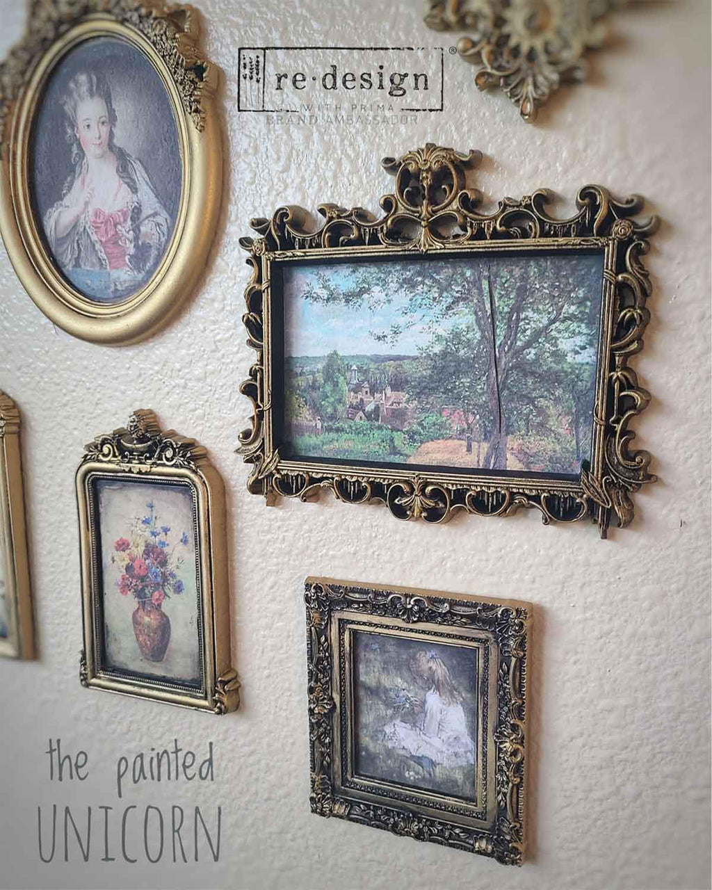 THE PAINTED LEGACY | Decoupage Decor Tissue Paper for Furniture | 1 sheet, 8.3x11.7 | Redesign with Prima