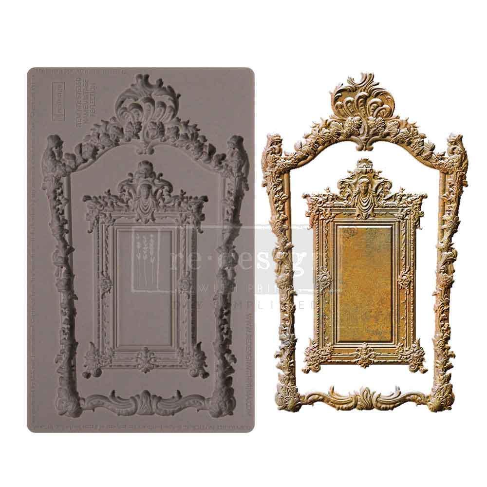 Vintage Reflection | 5"x8" | Decor Moulds for Crafts | Redesign with Prima