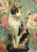 Calico Cat | 21"x29" | Large Decoupage Tissue Paper | Whimsykel Designs