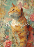 Orange Tabby | 21"x29" | Large Decoupage Tissue Paper | Whimsykel Designs