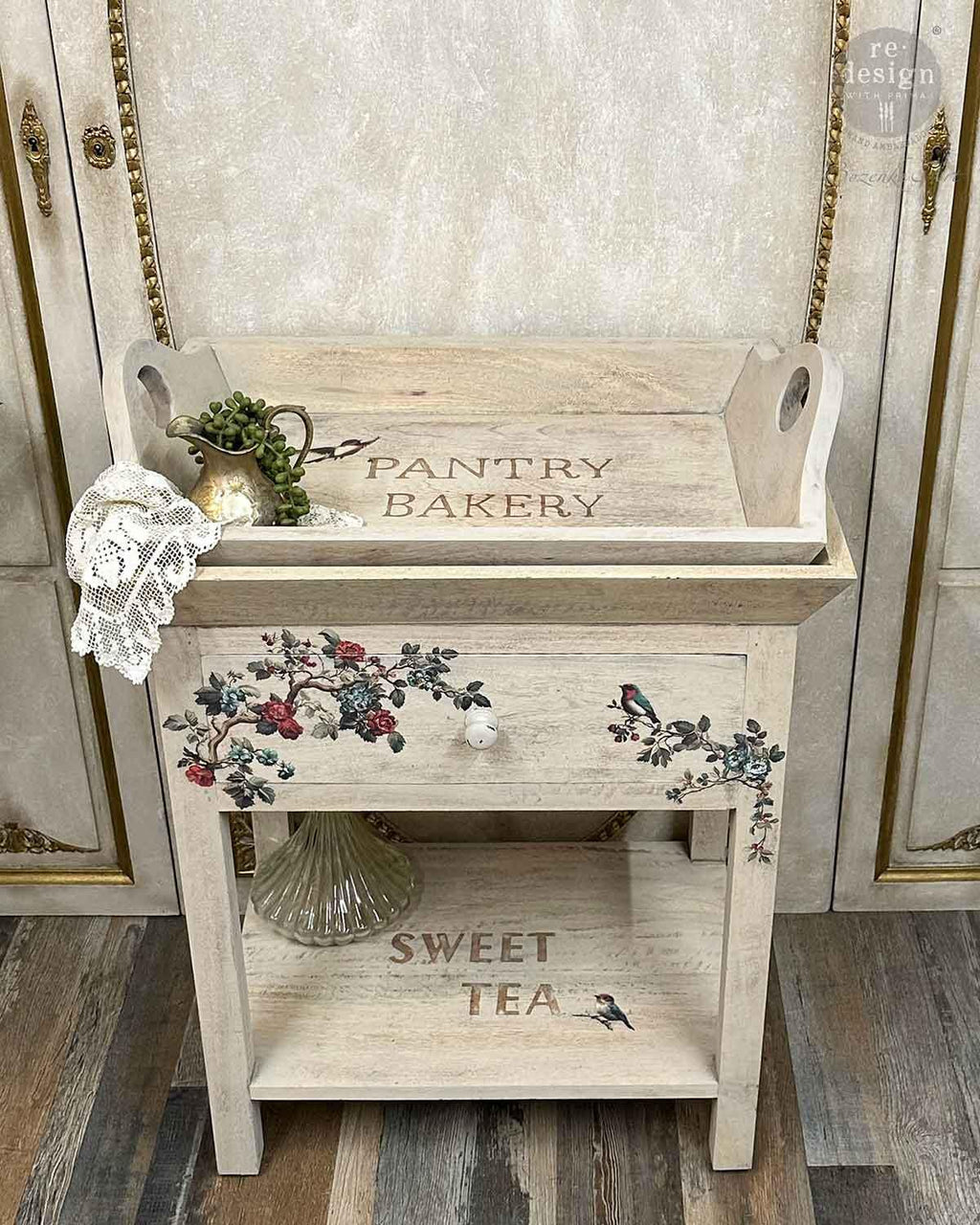 ROSETTE AVIARY | Decor Transfers | Redesign With Prima | Rub on Transfers | Furniture | Arts & Crafts | 24x35, cut into 4 sheets