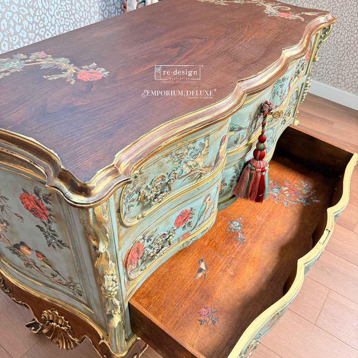 ROSETTE AVIARY | Decor Transfers | Redesign With Prima | Rub on Transfers | Furniture | Arts & Crafts | 24x35, cut into 4 sheets